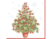 Nostalgic Christmas Tree Serviettes / Napkins x 20